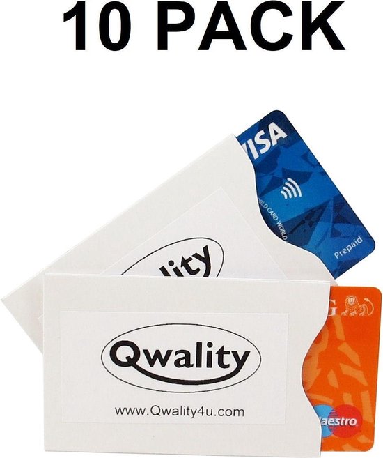 RFID Betaalpas Houders 10 PACK - Creditcard Bescherming - Anti Skim  Pasjeshouders -... | bol.com
