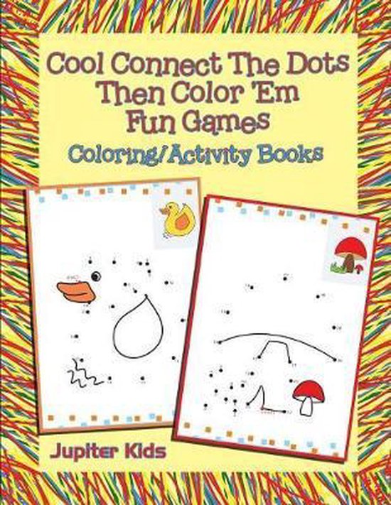 Cool Connect The Dots Then Color 'Em Fun Games, Jupiter Kids ...