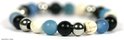 IbizaMen KIDS - 6mm - Agaat - Howliet - Onyx - 14cm IbizaMen KIDS - 6mm - Agaat - Howliet - Onyx - 14cm