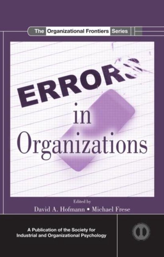 Error in Organizations - cover