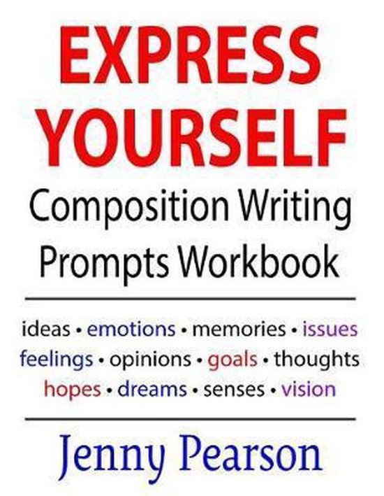 Boek cover Express Yourself Composition Writing Prompts Workbook van Jenny Pearson (Paperback)