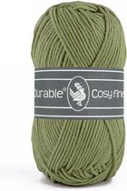 Durable Cosy Fine - acryl en katoen garen - Khaki, leger groen 2168 - 5 bollen