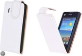 Eco-Leather Flipcase Hoesje Huawei Ascend Y300 Creme