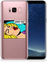Back Case Geschikt voor Samsung S8 Popart Oh Yes