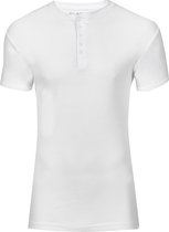 Slater 4500 - Serafino T-shirt R-neck s/sl white XL 100% cotton 1x1 rib