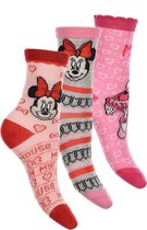3 paar sokken Minnie Mouse maat 23/26