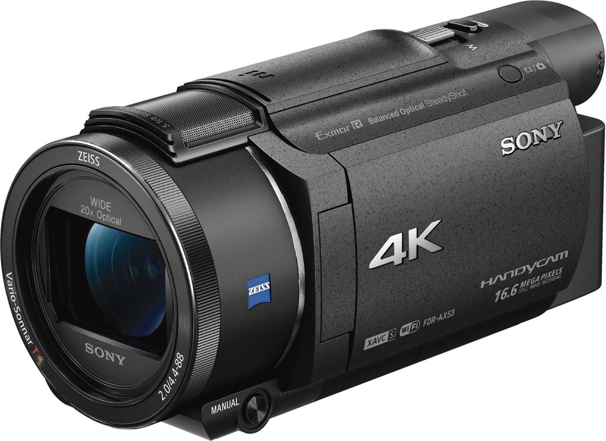 Sony FDR-AX53 - Camcorder -Zwart