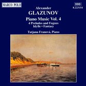 Glazunov: Piano Music, Vol. 4