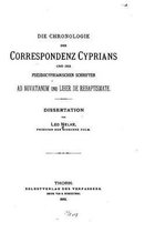 Die Chronologie Der Correspondenz Cyprians