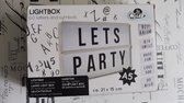 LED Lightbox met 60 letters en symbolen