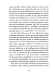 Pagina uit een boek met tekst over de conceptie, het kopen van babykleding en het maken van de bevalling. Ook over een blauwe zonnebril en een Victoria Beckham kinderwagen.