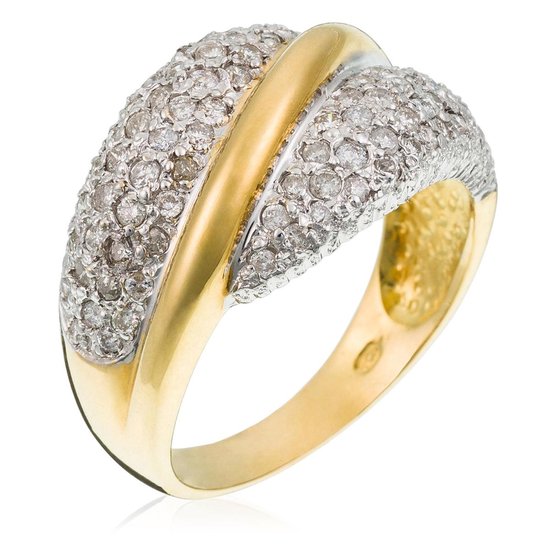 Orphelia - Ring - geelgoudkleurige 18 Karaat - Diamant 1.00 ct