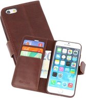 Rico Vitello Mocca Echt Leder Hoesje voor de iPhone 6