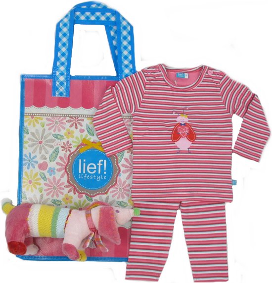 Lief! Lifestyle - Baby Geschenkset - Meisje - Roze | bol.com