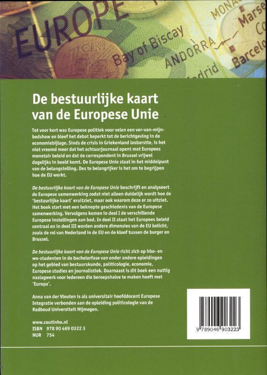 De bestuurlijke kaart van de Europese unie | 9789046903223 | Anna van der  Vleuten | Boeken | bol.com