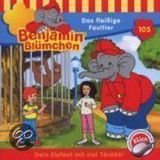 Benjamin Blümchen 105. Das fleißige Faultier - cover