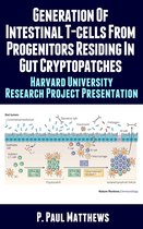 Generation of Intestinal T-Cells from Progenitors Residing in Gut Cryptopatches