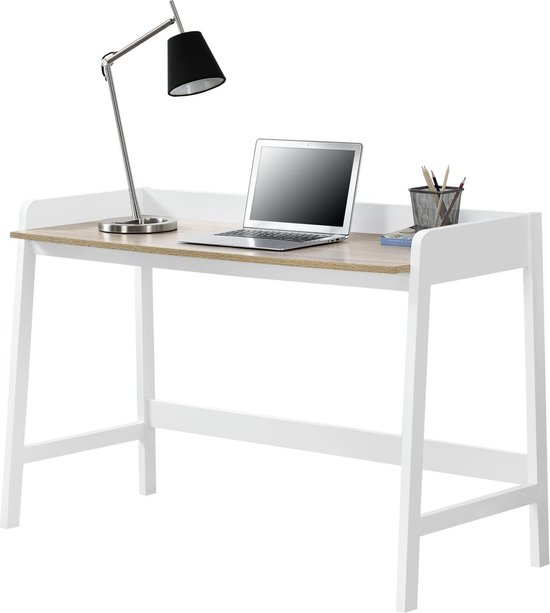 Bol Com En Casa Bureau Marseille 125x51x80cm Mdf Gelakt