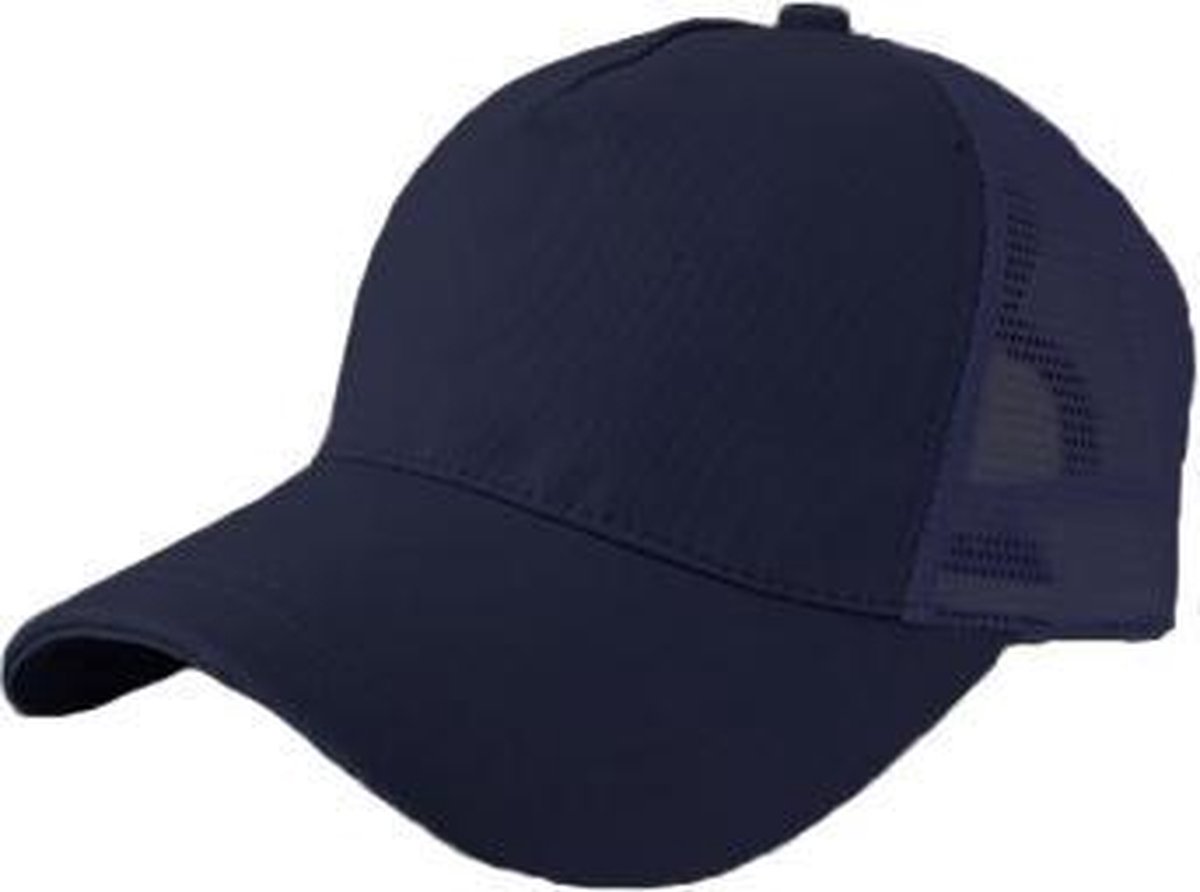 Pet voor paardenstaart - cap - Donkerblauw