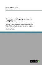 Unterricht in jahrgangsgemischten Lerngruppen