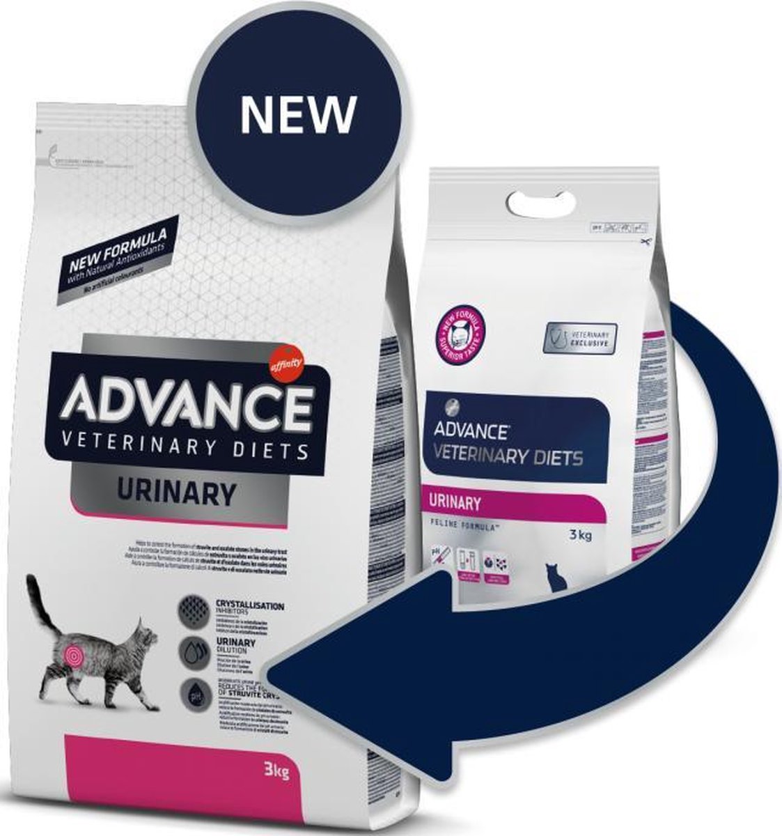 Advance Kat Veterinary Diet Urinary Care - Kattenvoer - 3 kg - Blaasgruis |  bol.com