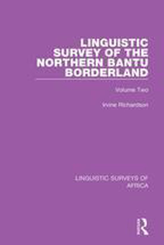 Linguistic Surveys of Africa - Linguistic Survey of the Nort ... - cover