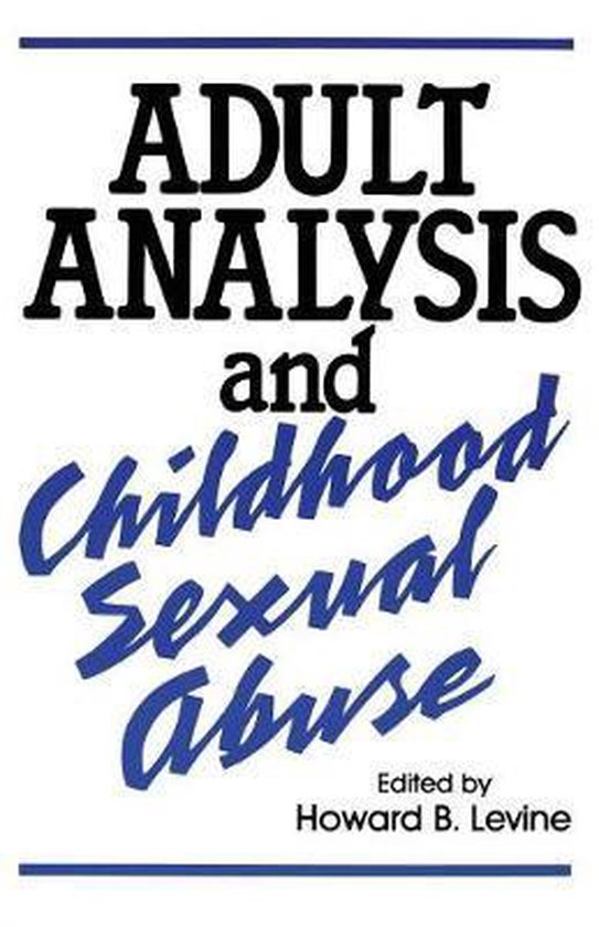 Adult Analysis And Childhood Sexual Abuse - cover