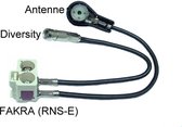 Audi antenne-adapter diversiteit head unit RNS-D naar RNS-E