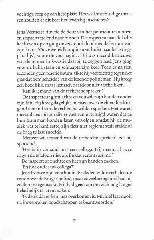 Bovenaan de pagina staat de tekst 'Meesters in misdaad'.