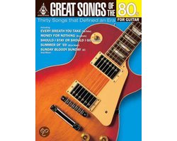 Omslag van Great Songs of the 80s for Guitar