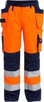 FE Engel Werkbroek EN 20471 + Holsterzak 2502-775 - Oranje/Marine 1006 - 66