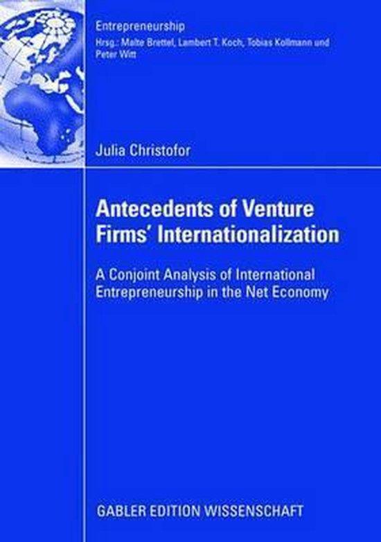 Antecedents of Venture Firms' Internationalization - cover