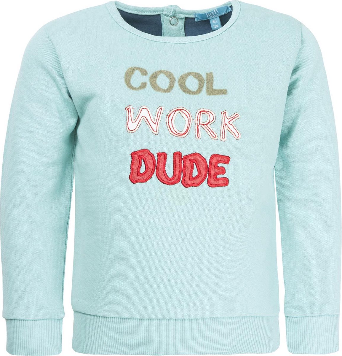 Lief! Jongens Vest - blue - Maat 86
