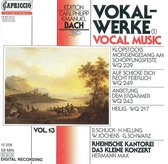 C.P.E. Bach: Vocal Music, Vol. 1