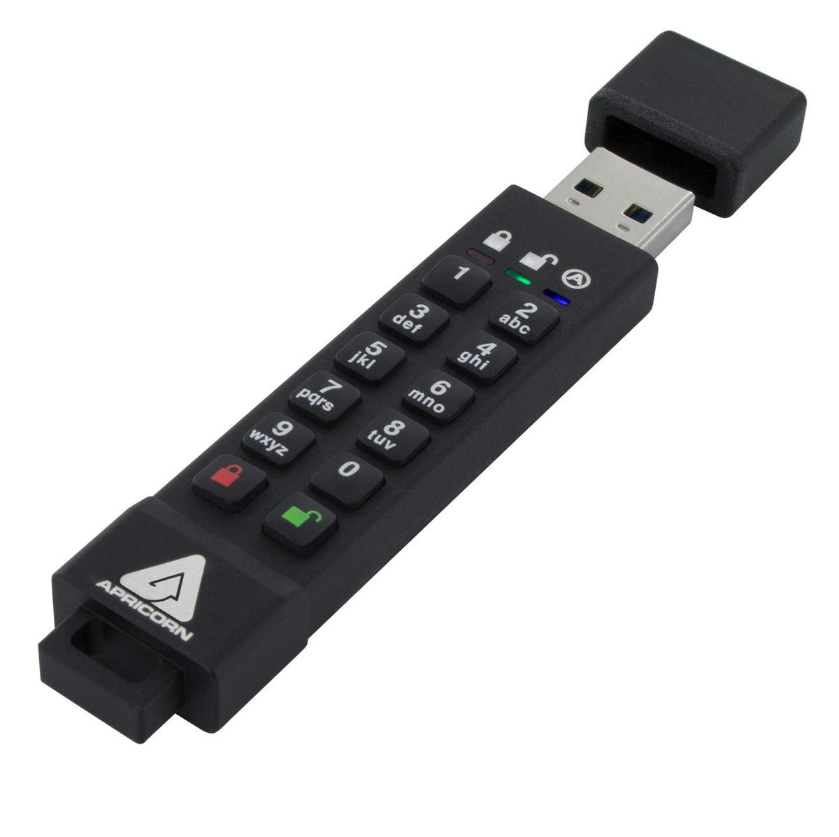 Apricorn 64GB Aegis Secure Key 3z 64GB USB 3.1 (3.1 Gen 2) Type-A Zwart USB flash drive