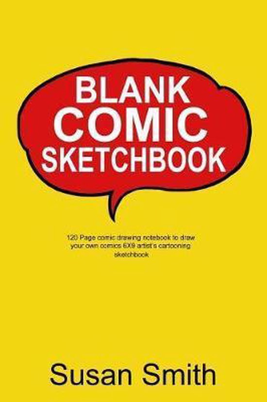 Blank Comic Sketchbook 120 Blank Page Comic Drawing Notebook to Draw