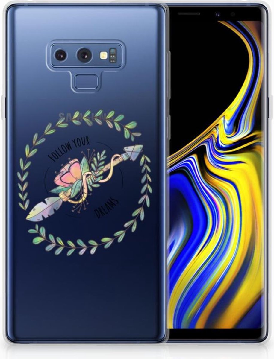 TPU Hoesje voor Samsung Galaxy Note 9 Telefoonhoesje met Naam Boho Dreams op Prijzenvolger.com