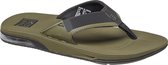 Chaussons Reef Fanning Low pour homme - Olive - Taille 47