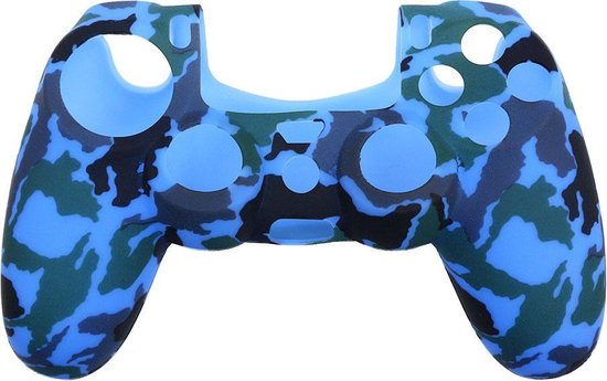 Playstation 4 Controller Silicone Camouflage Housse de protection Blue Camo Housse de protection Blue Ps4