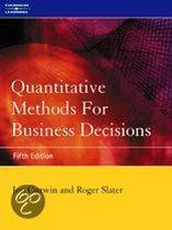 Quantitative Methods For Business Decisions