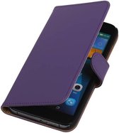 Bookstyle Wallet Case Hoesjes Geschikt voor Huawei Ascend G7 Paars