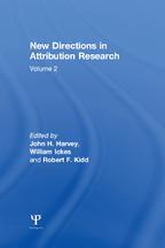 New Directions in Attribution Research - cover