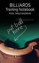 Billiards Training Notebook Pool Table Diagrams