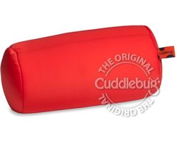 Cuddlebug kussen - Rood - Nekkussen (reizen) - 31 x 17 cm Maat M - R pet - Wasbaar - Incl. draagtasje