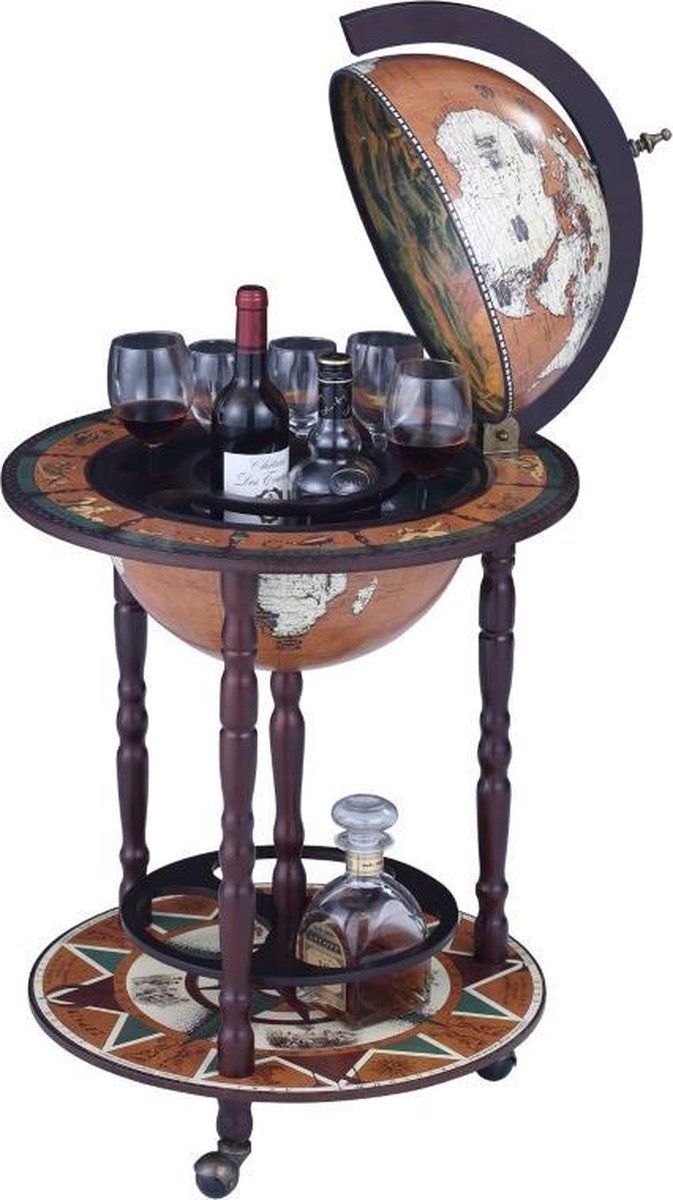 Brulo Wereldbol Globebar Humboldt barglobe 45 cm globe