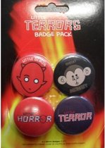Little Terrors Buttons - Badge Pack