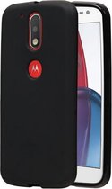 Motorola Moto G4 / G4 Plus TPU Hoesje Zwart