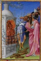 The Three Hebrews Cast into the Fiery Furnace  by The Limbourg Brothers