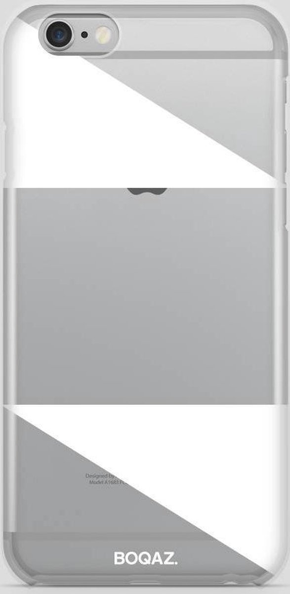 BOQAZ. iPhone 6 hoesje - driehoek wit