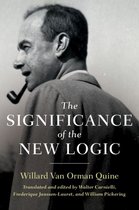 De kaft van 'The Significance of the New Logic' toont Willard Van Orman Quine met een pijp. Titel: The Significance of the New Logic.